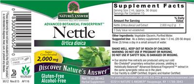 Nettle 2,000 mg Alcohol-Free