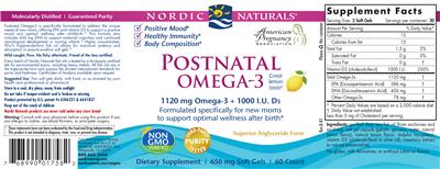 Postnatal Omega-3 Lemon