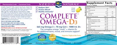 Complete Omega-D3 Lemon