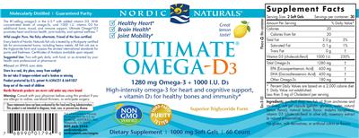 Ultimate Omega-D3 Lemon