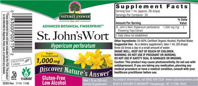 St. John's Wort 1,000 mg