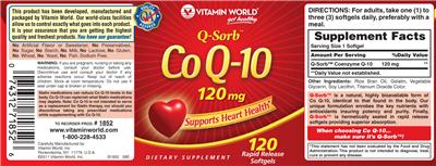Q-Sorb Co Q-10 120 mg
