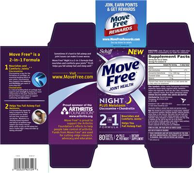 Photo of the Schiff Move Free Night label