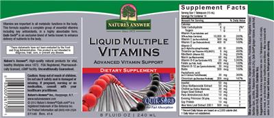 Liquid Multiple Vitamins