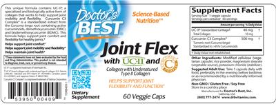 Photo of the Doctor's Best Joint Flex label