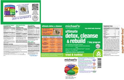 Photo of the Michael's Naturopathic Programs Blood Detoxification Factors label