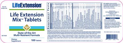 Life Extension Mix Tablets