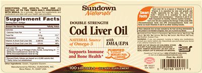 Double Strength Cod Liver Oil