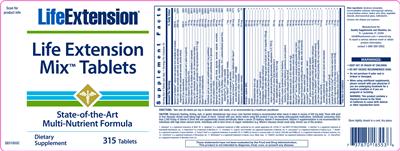 Life Extension Mix Tablets