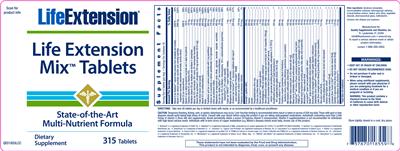 Life Extension Mix Tablets