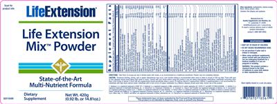 Life Extension Mix Powder