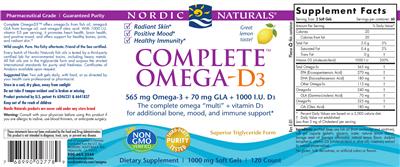 Complete Omega-D3 Lemon