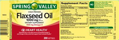 Cold-Pressed Flaxseed Oil 1000 mg