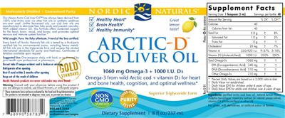 Arctic-D Cod Liver Oil Lemon