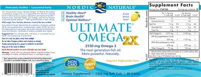Ultimate Omega 2X Lemon