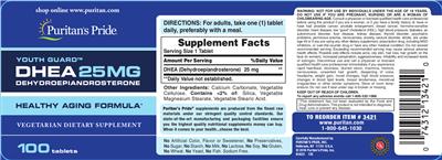 DHEA 25 mg