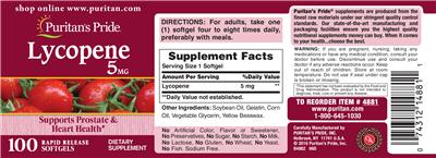 Lycopene 5 mg