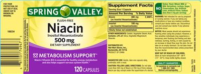 Flush-Free Niacin Inositol Hexanicotinate 500 mg