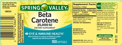 Beta Carotene 25,000 IU