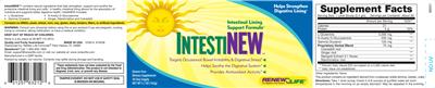 Photo of the Renew Life IntestiNEW label