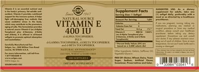 Vitamin E 400 IU