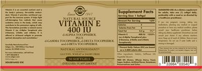 Vitamin E 400 IU