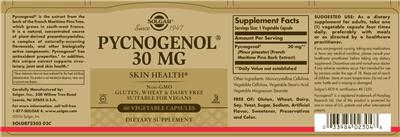 Pycnogenol 30 mg