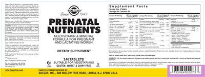 Prenatal Nutrients