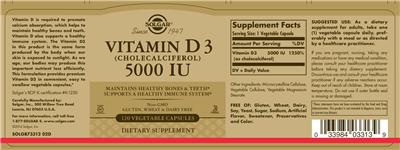 Vitamin D3 5000 IU