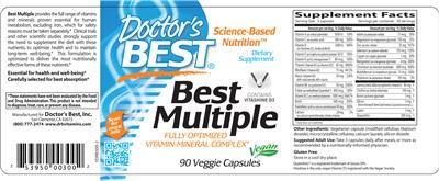 Photo of the Doctor's Best Best Multiple label