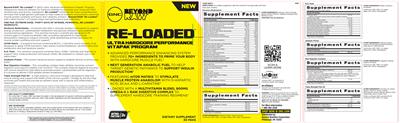 Photo of the GNC Beyond Raw mTOR Matrix label