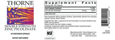 Double Strength Zinc Picolinate