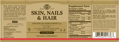 Skin, Nails & Hair