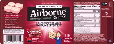 Photo of the Airborne Airborne Original Berry label