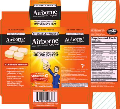 Photo of the Airborne Airborne Original Citrus label