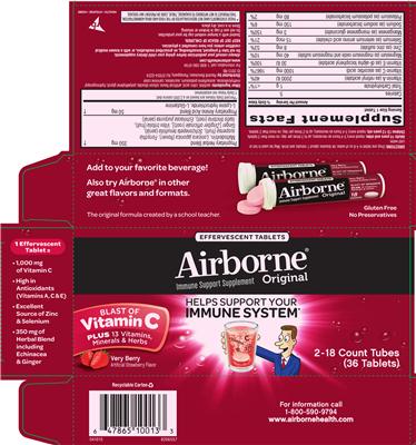 Photo of the Airborne Airborne Original Very Berry label