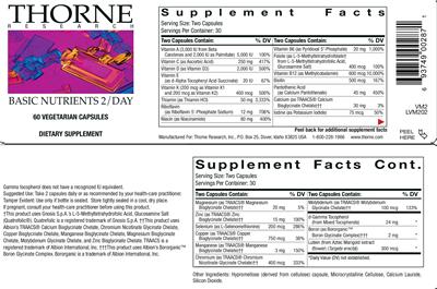 Basic Nutrients 2/Day