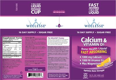 Photo of the Nature's Way Calcium & Vitamin D3 Natural Citrus label
