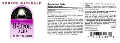 R-Lipoic Acid 50 mg
