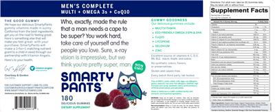 Photo of the SmartyPants Men's Complete label