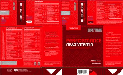 Photo of the Life Time Fitness Morning label