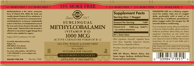 Sublingual Methylcobalamin 1000 mcg
