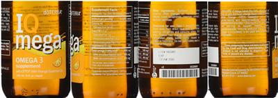Photo of the doTERRA IQ Mega label