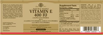 Vitamin E 400 IU