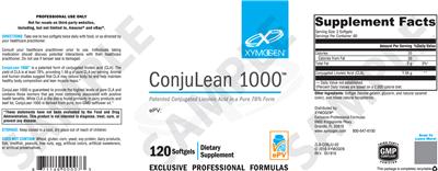 Photo of the XYMOGEN ConjuLean 1000 label
