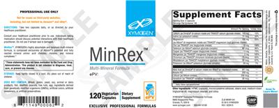 Photo of the XYMOGEN MinRex label