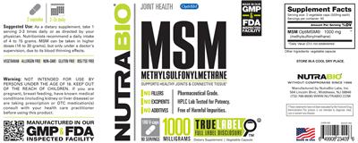 MSM 1000 Milligrams