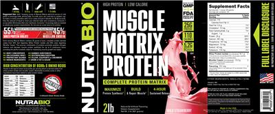 Muscle Matrix Protein Wild Strawberry