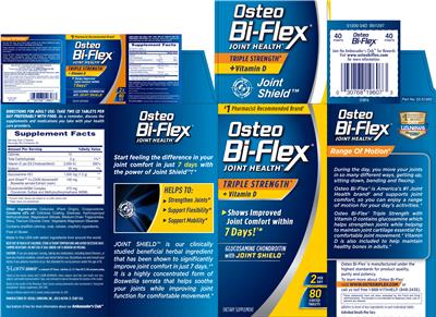 Photo of the Osteo Bi-Flex Osteo Bi-Flex Triple Strength + Vitamin D label