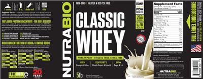 Classic Whey Unflavored